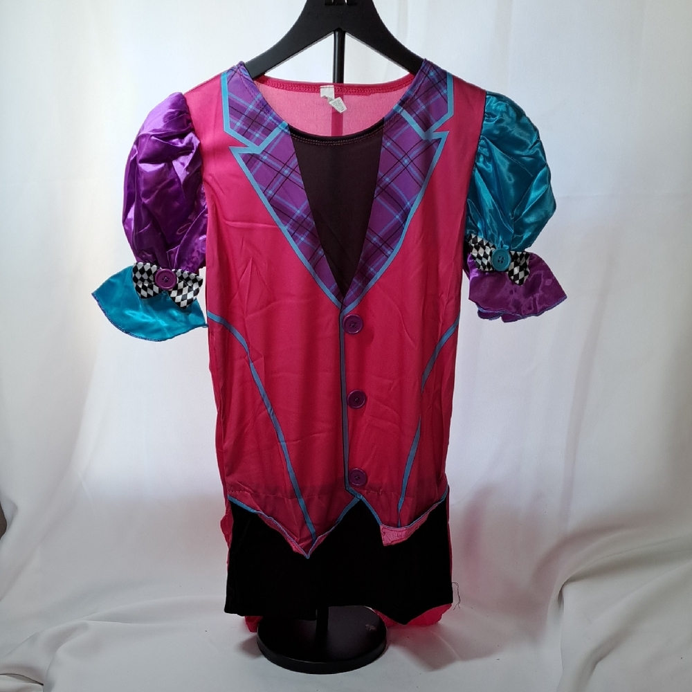 Vibrant Pink and Purple Kids Halloween Costume